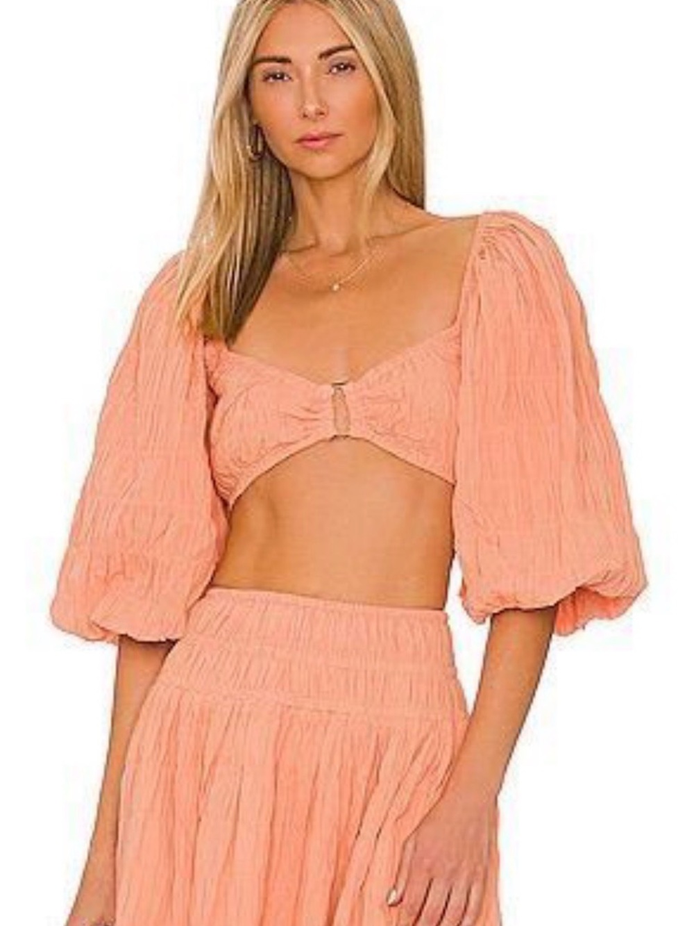 SOVERE Mercy Reversible Top in
Apricot | REVOLVE